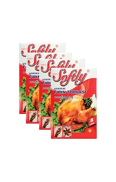 Softly Yanmaz Fırın Torbası 8 Adet 4 Paket Softly Yanmaz Fırın Torbası 8 Adet 4 Paket