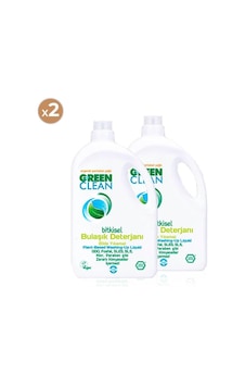 Green Clean Bitkisel Bulaşık Deterjanı 2750 Ml 2'li Paket Green Clean Bitkisel Bulaşık Deterjanı 2750 Ml 2'li Paket