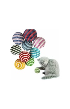 İp Sarma 5 CM Kedi Oyun Topu Çok Renkli İp Sarma 5 CM Kedi Oyun Topu Çok Renkli