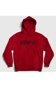 Presmono Unisex Logo Katatonia Kapüşonlu Sweatshirt Kırmızı Presmono Unisex Logo Katatonia Kapüşonlu Sweatshirt Kırmızı