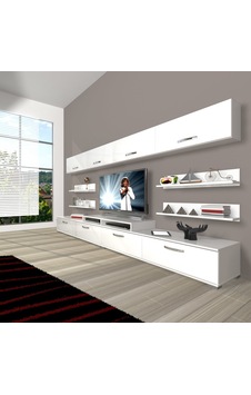 Decoraktiv Ekoflex 360y Slm Tv Ünitesi Tv Sehpası Beyaz Decoraktiv Ekoflex 360y Slm Tv Ünitesi Tv Sehpası Beyaz