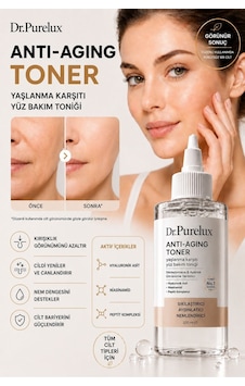 Anti Aging Yaşlanma Karşıtı Toner 200 Ml Hyaluronik Asit, Niasinamid Ve Peptit Kompleksli Sıkılaşt Anti Aging Yaşlanma Karşıtı Toner 200 Ml Hyaluronik Asit, Niasinamid Ve Peptit Kompleksli Sıkılaşt