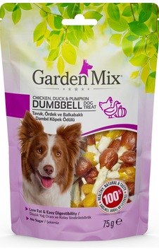Garden Mix Tavuk Ördek Ve Balkabaklı Dambıl Köpek Ödülü 75 Gr Garden Mix Tavuk Ördek Ve Balkabaklı Dambıl Köpek Ödülü 75 Gr