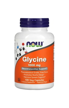 Now Foods, Glycine, 1,000 Mg, 100 Veg Capsules Now Foods, Glycine, 1,000 Mg, 100 Veg Capsules