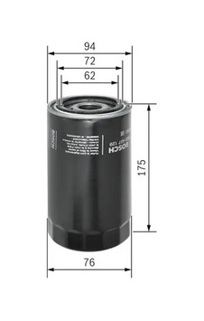 Bosch F026407129 Yag Filtresi 1399494 15208la40a 1706238