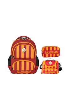 Galatasaray Erkek Çocuk Nakışlı Üçlü Çanta Seti - 25539 Kırmızı Galatasaray Erkek Çocuk Nakışlı Üçlü Çanta Seti - 25539 Kırmızı