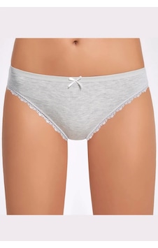 İlke İç Giyim Melanjlı Dantelli Kadın Bikini Külot 10 Adet Açık Gri İlke İç Giyim Melanjlı Dantelli Kadın Bikini Külot 10 Adet Açık Gri