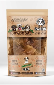 Rakun Kurutulmuş Dana Kulak 200 G