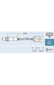 Fae 77678 Oksijen Sensörü Omega A 2.0-2.0i 86-94 Frontera 2.0i 92-98 Aveo-kalos-lacettı 1.4 16v L95 Epıca 2.0 96394004-96507986-855303-2336429 - Fae 77678 Oksijen Sensörü Omega A 2.0-2.0i 86-94 Frontera 2.0i 92-98 Aveo-kalos-lacettı 1.4 16v L95 Epıca 2.0 96394004-96507986-855303-2336429 -