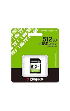 Kıngston 512gb Canvas Select Plus Gen3 Sdxc Uhs-ı U1 V10 150mb/s