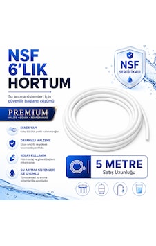 Nsf Sertifikalı Premium 6 Lık Su Arıtma Hortumu 5 Metre 608696155