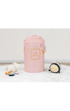 Buğz Baby Kullanımı Kolay Desenli Taşınabilir Torbalı Yuvarlak Sepet Pembe Çamaşır Sepeti 04270 Diğer Buğz Baby Kullanımı Kolay Desenli Taşınabilir Torbalı Yuvarlak Sepet Pembe Çamaşır Sepeti 04270 Diğer