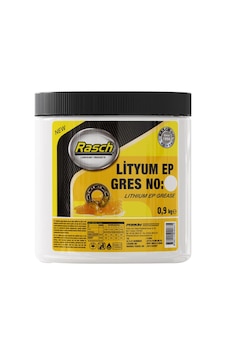 Rasch Lityumlu Yüksek Basınç Ep2 Katı Gres Yağı Sarı - 0.9 Kg. Rasch Lityumlu Yüksek Basınç Ep2 Katı Gres Yağı Sarı - 0.9 Kg.