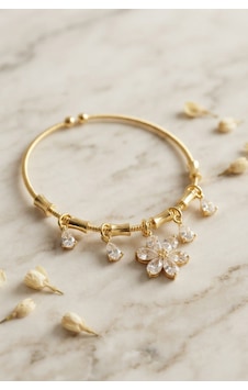 Terragolds Çelik Gold Renk Ysx Lotus Model Charmlı Bileklik - Bb8924 Altın Terragolds Çelik Gold Renk Ysx Lotus Model Charmlı Bileklik - Bb8924 Altın