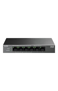 Tp-lınk Ls106lp, Green Tech, 6 Port, Megabit, 4 Port Poe 41w, Metal Kasa, Yönetilemez, Masaüstü Switch