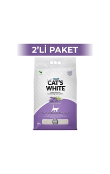 Cat's White Lavanta Kokulu Bentoint Kedi Kumu 2 x 10 L Cat's White Lavanta Kokulu Bentoint Kedi Kumu 2 x 10 L