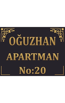 Klas Reklam Apartman Duvar Tabelası
