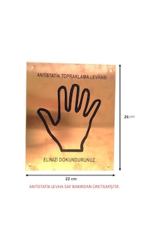 Antistatik Elektrik Bakır Topraklama Levhası Antistatik Elektrik Bakır Topraklama Levhası