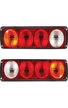 Karavan Stop Lambası Ampüllü Universal Tip 12v - 2'li Set-559 Karavan Stop Lambası Ampüllü Universal Tip 12v - 2'li Set-559