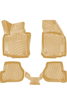 Rizline Skoda Octavia 2004-2013 3D Bej Havuzlu Paspas Rizline Skoda Octavia 2004-2013 3D Bej Havuzlu Paspas