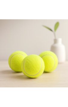 3'lü Tenis Kort Topu - Poşetli Kartela Ambalaj