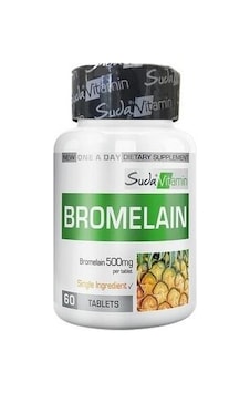Suda Vitamin Bromelain 500 Mg 60 Tablet Suda Vitamin Bromelain 500 Mg 60 Tablet