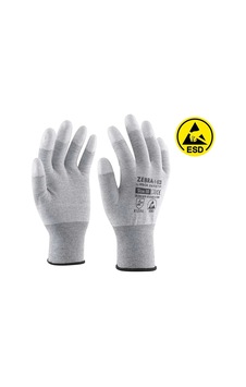 Rock Safety Zebra 1 Eco Parmak Ucu Pu Kaplı Antistatik İş Eldiveni Gri Rock Safety Zebra 1 Eco Parmak Ucu Pu Kaplı Antistatik İş Eldiveni Gri