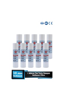 Sumarkt Açık Kasa Su Arıtma Cihazı 10 Inç 1 Mikron Sediment Spun Filtre 10 Adet Sumarkt Açık Kasa Su Arıtma Cihazı 10 Inç 1 Mikron Sediment Spun Filtre 10 Adet