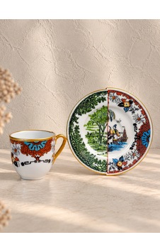 6 Kişilik Porselen Kahve Fincanı Hybrıd-6-7706 Çok Renkli 6 Kişilik Porselen Kahve Fincanı Hybrıd-6-7706 Çok Renkli