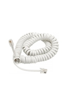 Lexroo Spiral 3 Metre Rj11 Hat Ahize Telefon Bağlantı Kablosu Standart Lexroo Spiral 3 Metre Rj11 Hat Ahize Telefon Bağlantı Kablosu Standart