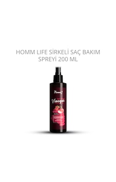 Homm Life Elma & Ahududu İçerikli Sirkeli Saç Bakım Spreyi 200 ML