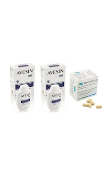 Avesin Trichoplus 2'si 1 Arada Şampuan 2 x 300 ML + Trichoplus 60 Kapsül Avesin Trichoplus 2'si 1 Arada Şampuan 2 x 300 ML + Trichoplus 60 Kapsül