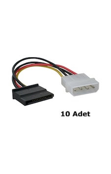 Wozlo Sata Power Kablo - Sata Hdd Harddisk Güç Kablosu - 10 Adet Wozlo Sata Power Kablo - Sata Hdd Harddisk Güç Kablosu - 10 Adet