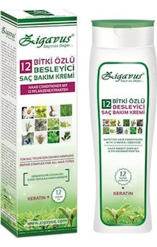 Zigavus 12 Bitki Özlü Besleyici Saç Kremi 250 ML