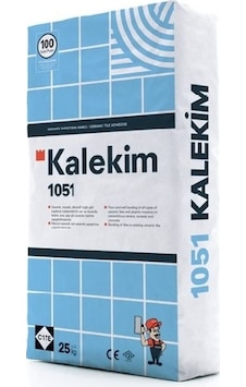 Kalekim 1051 Seramik Yapıştırma Harcı 25 KG Kalekim 1051 Seramik Yapıştırma Harcı 25 KG