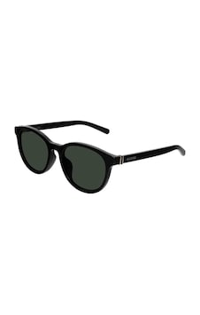 Gucci Gg 1674sk 001 54 Unisex Oval Siyah Kemik Güneş Gözlüğü Siyah