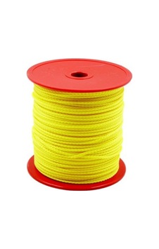 Özbek Renkli Iskota Halat İp Neon Sarı 8mm - 20.00mt Çok Renkli