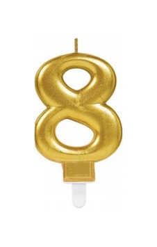 8 - 804 - Rakam Mum - Csmo-tex - Gold Renk Diğer 8 - 804 - Rakam Mum - Csmo-tex - Gold Renk Diğer