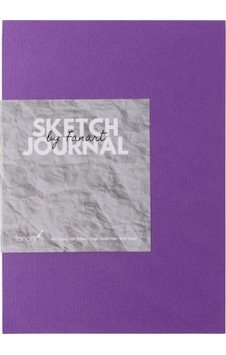 Fanart Sketch Journal A5 Ivory Kağıt Mor Kapak Eskiz Defteri