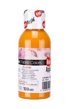 Red Apple Kumaş Boyası 100 Ml Turuncu Red Apple Kumaş Boyası 100 Ml Turuncu
