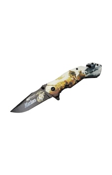 4 23 2 Marines Kurtarma / Kamp Çakı 20cm - Yarı Otomatik, Kemerlikli, Cam Kırma Ve İp Kesme Aparatlı Çok Renkli 4 23 2 Marines Kurtarma / Kamp Çakı 20cm - Yarı Otomatik, Kemerlikli, Cam Kırma Ve İp Kesme Aparatlı Çok Renkli