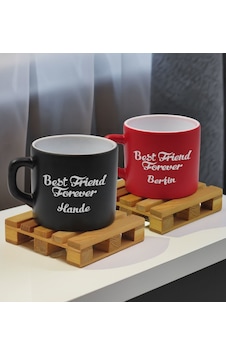 Bk Gift Kişiye Özel İsimli Best Friend 2li Siyah Ve Kırmızı Renkli Middle Çay & Kahve Fincanı-1, Arkadaşa Hediye, Sevgiliye Hediye Kobitmeyencom32656 Bk Gift Kişiye Özel İsimli Best Friend 2li Siyah Ve Kırmızı Renkli Middle Çay & Kahve Fincanı-1, Arkadaşa Hediye, Sevgiliye Hediye Kobitmeyencom32656