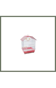 Bezos Çift Kapılı Kuş Kafesi Pembe 34,5x28x46 Cm Bezos1 Bezos Çift Kapılı Kuş Kafesi Pembe 34,5x28x46 Cm Bezos1