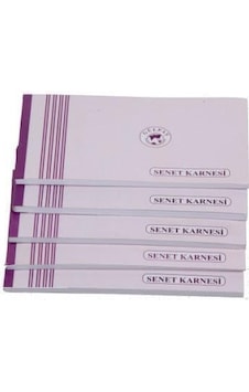 Senet Karnesi Karton Kapaklı 50 Yaprak Senet Karnesi Karton Kapaklı 50 Yaprak