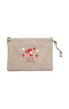 Neşeli 19 Mayıs Krem Clutch Astarlı Cüzdan / El Çantası Neşeli 19 Mayıs Krem Clutch Astarlı Cüzdan / El Çantası