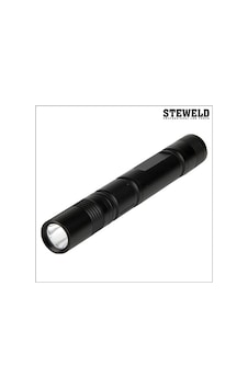 Steweld 681B Alüminyum Gövde Led El Feneri Çift Pilli Siyah Steweld 681B Alüminyum Gövde Led El Feneri Çift Pilli Siyah