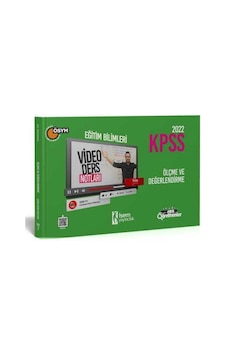 Kpss Eğitim Bilimleri Ölçme Ve Değerlendirme Video Ders Notları 2 N11.2045 Kpss Eğitim Bilimleri Ölçme Ve Değerlendirme Video Ders Notları 2 N11.2045