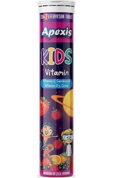 Apexis Kids Efervesan Vitamin 22 Tablet - Apexis Kids Efervesan Vitamin 22 Tablet -