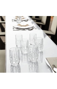 Kosova Kristal 6'lı Kahve Yanı Sunum 7 Cm Şeffaf