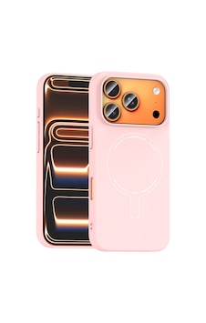 İphone 18 Pro Max Kılıf M-safe Şarj Özellikli Kamera Korumalı Zore Elio Sert Pc Kapak - Açık Pembe AÇIK PEMBE İphone 18 Pro Max Kılıf M-safe Şarj Özellikli Kamera Korumalı Zore Elio Sert Pc Kapak - Açık Pembe AÇIK PEMBE